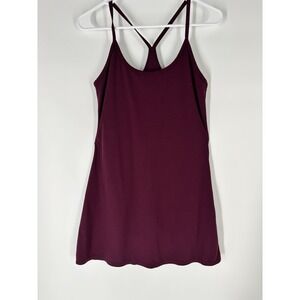 Quince Womens Ultra Form Active Dress Sz S Built In Shorts‎ Pocket Athleisure